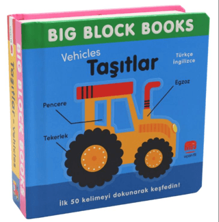 Big Block Books - Taşıtlar (Vehicles)(Ciltli) - Uçan Fil Yayınları Kitap