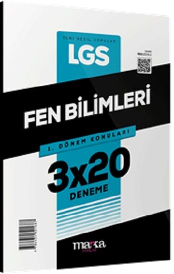 2025 LGS 1.Dönem Konuları Fen Bilimleri 3 Deneme – Marka Komisyon – Marka Yayınları – kitap kapağı