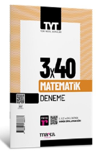 2025 TYT Matematik 3 Deneme Tamamı Video Çözümlü - Marka Yayınları Kitap