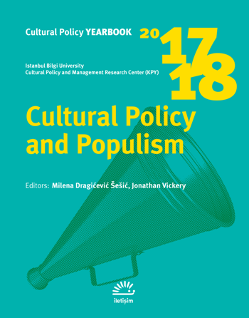 Cultural Policy Yearbook 2017 2018 – Milena Dragicevic Sesic & Jonathan Vickery – İletişim Yayınları – kitap kapağı
