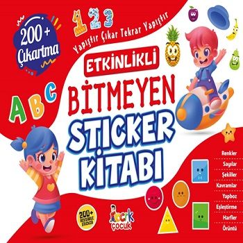 Etkinlikli Bitmeyen Sticker Kitabı - Bıcırık Yayınları Kitap