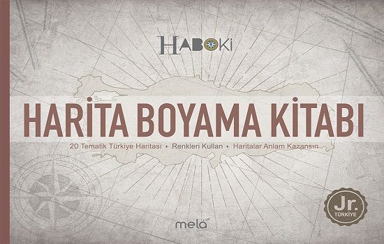 Harita Boyama Kitabı – Veli Kural – Mela Yayınları – kitap kapağı