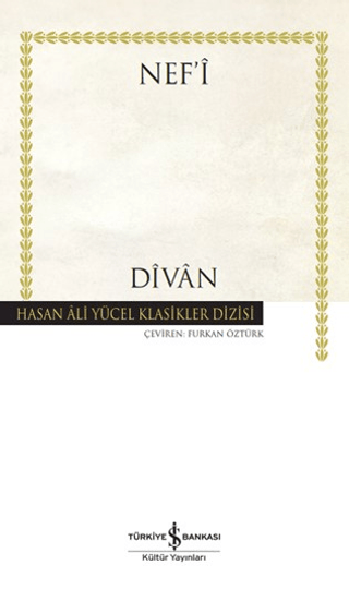 Divan – Nef'i – İş Bankası Kültür Yayınları – kitap kapağı