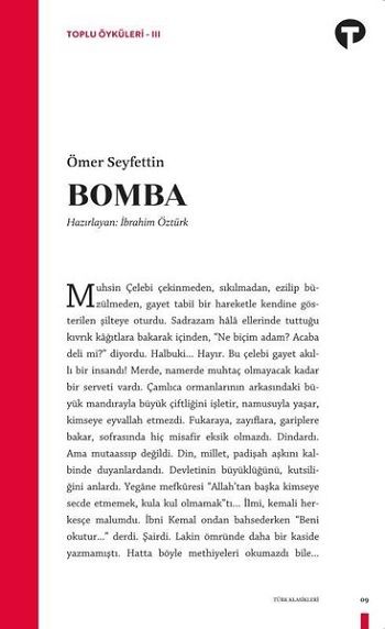 Bomba – Ömer Seyfettin – Turkuvaz Kitap – kitap kapağı