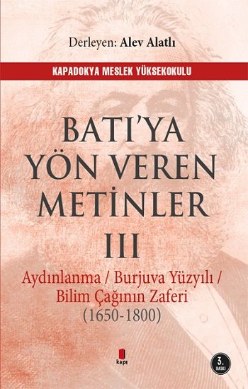 Batı'ya Yön Veren Metinler 3 - Kapı Yayınları Kitap