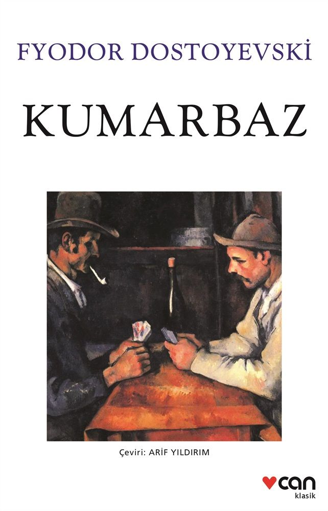 Kumarbaz – Fyodor Mihayloviç Dostoyevski – Can Yayınları – kitap kapağı