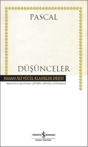 Düşünceler – Pascal – İş Bankası Kültür Yayınları – kitap kapağı