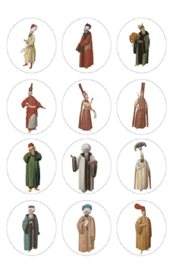 Osmanlılar Sticker  (12’li) - Fol Kitap Kitap