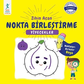 Zihin Açan Nokta Birleştirme Yiyecekler - Çocuk Gelişimi Yayınları Kitap