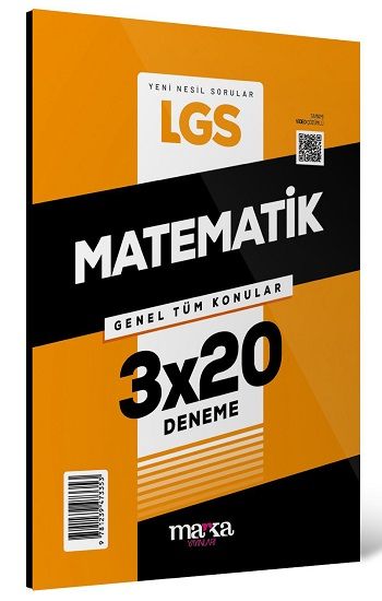 2025 LGS Genel Tüm Konular Matematik 3 Deneme – Marka Komisyon – Marka Yayınları – kitap kapağı