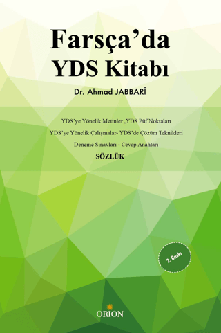Farsça’da YDS Kitabı – Ahmad Jabbari – Orion Kitabevi – kitap kapağı