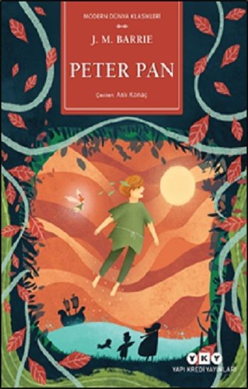 Peter Pan – James Matthew Barrie – Yapı Kredi Yayınları – kitap kapağı
