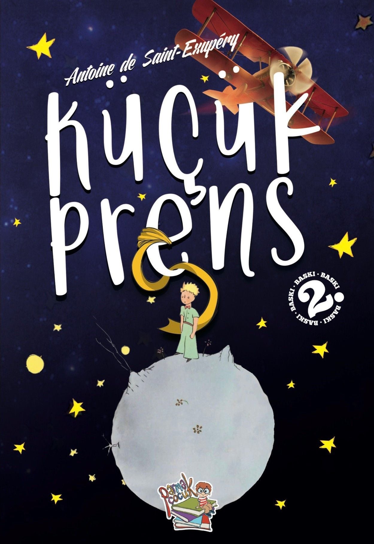 Küçük Prens – Antoine de Saint-Exupery – Parmak Çocuk Yayınları – kitap kapağı