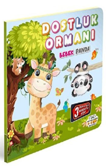 Dostluk Ormanı Bebek Panda – Kolektif – 0-6 Yaş Yayınları – kitap kapağı