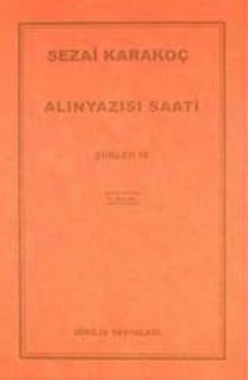 Alınyazısı Saati – Sezai Karakoç – Diriliş Yayınları – kitap kapağı
