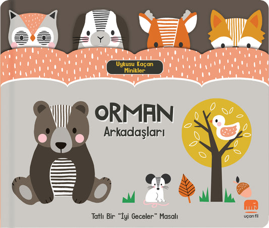Uykusu Kaçan Minikler Orman Arkadaşları (Kitap Kitabı)