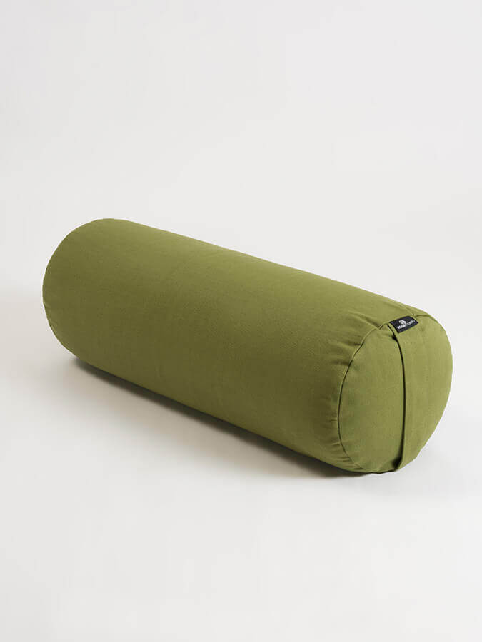 Yoga Studio Organic Cotton Buckwheat Lotus Meditation Bolster Cushion