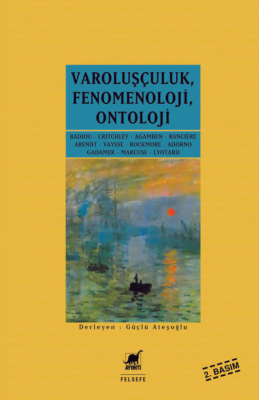 Varoluşçuluk Fenomenoloji Ontoloji