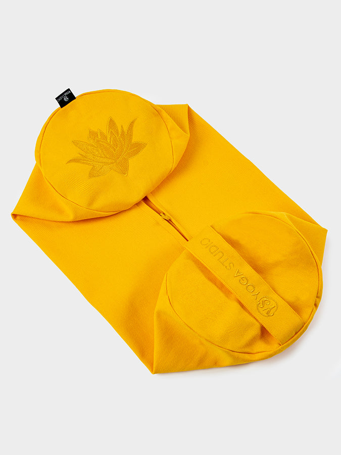 Yoga Studio Replacement Round Lotus Bolster Outer Cushion Cover