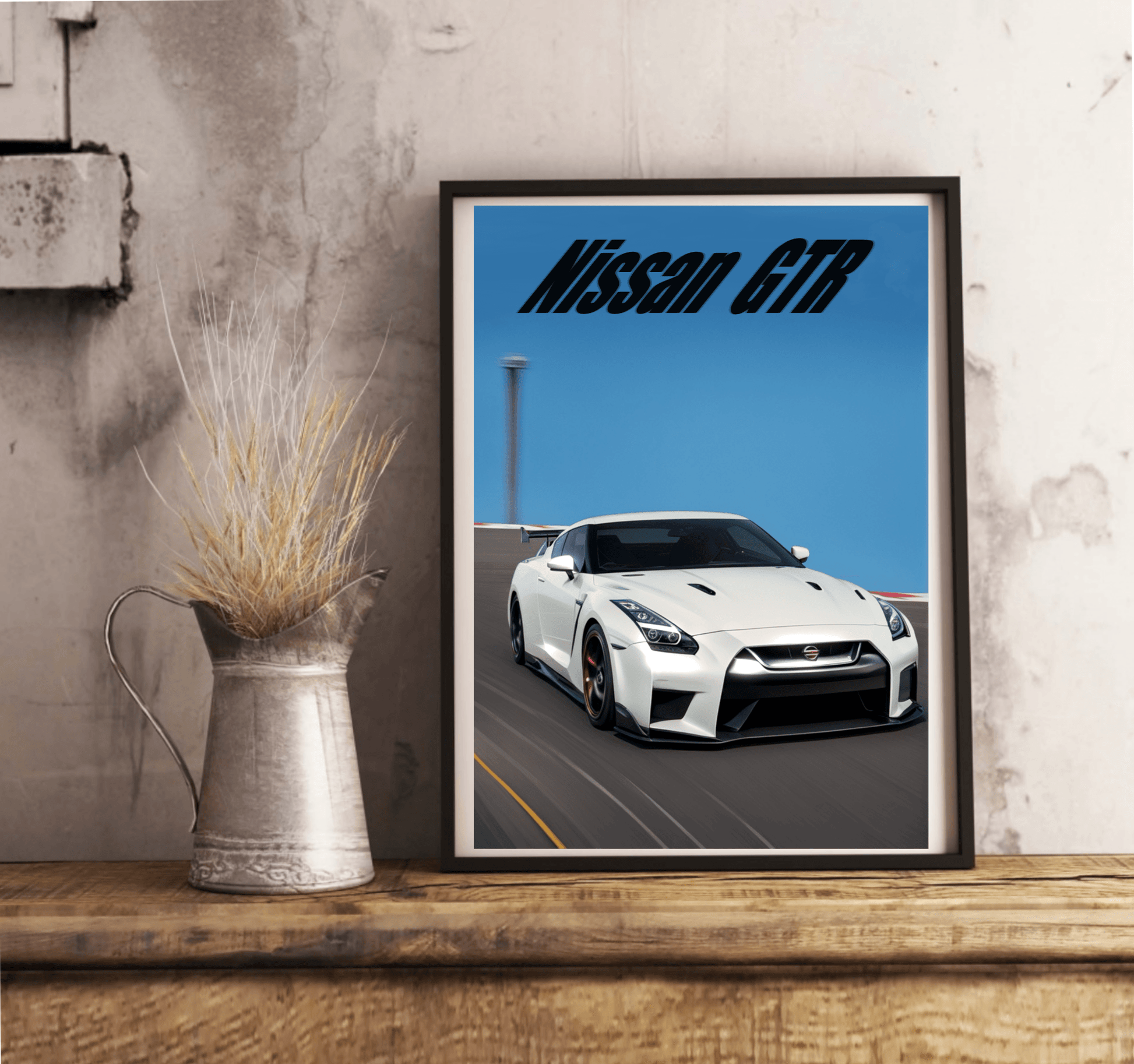 Velocity Symphony – Nissan GTR Racing Print Wall Art - mezetto KEOLIX KEOLIX