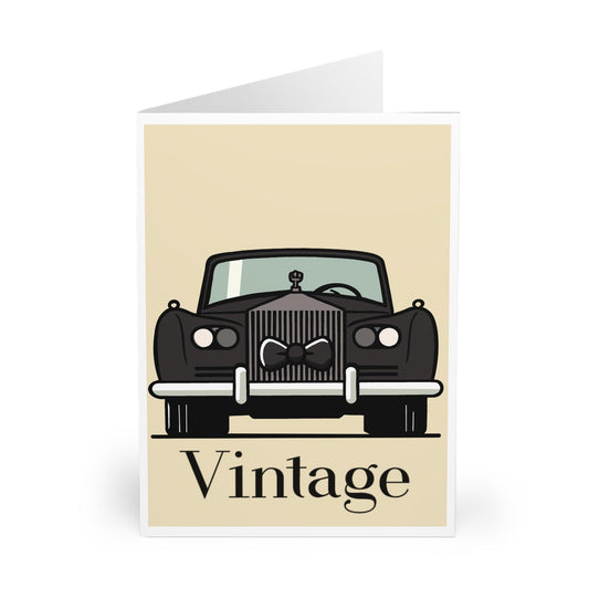 Vintage Rolls Royce Card – Luxury Greeting - mezetto KEOLIX KEOLIX