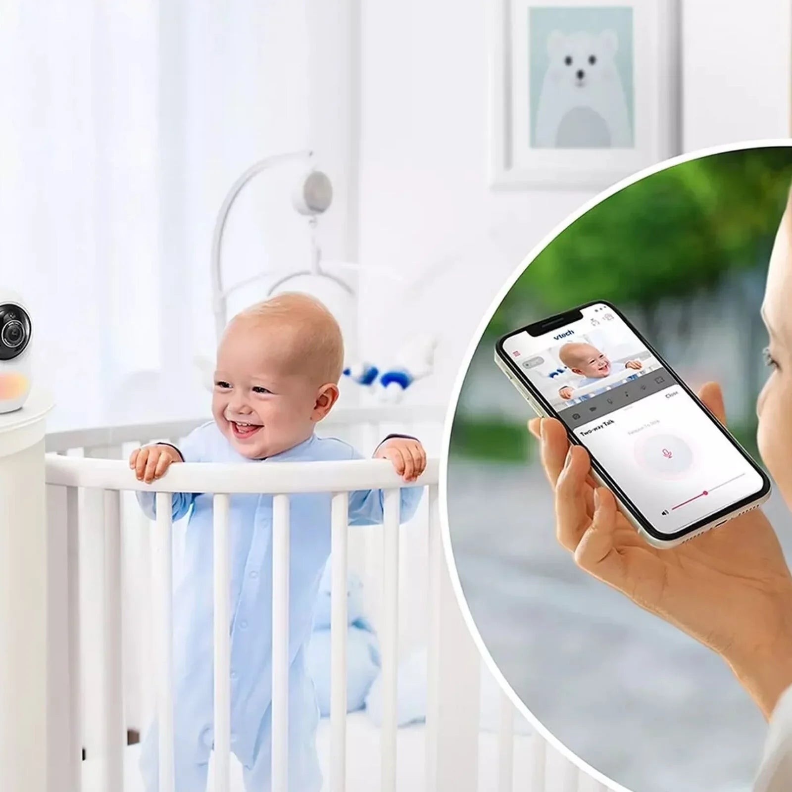 VTech RM2751 2.8" Smart Wi - Fi Baby Monitor - mezetto ebebek ebebek
