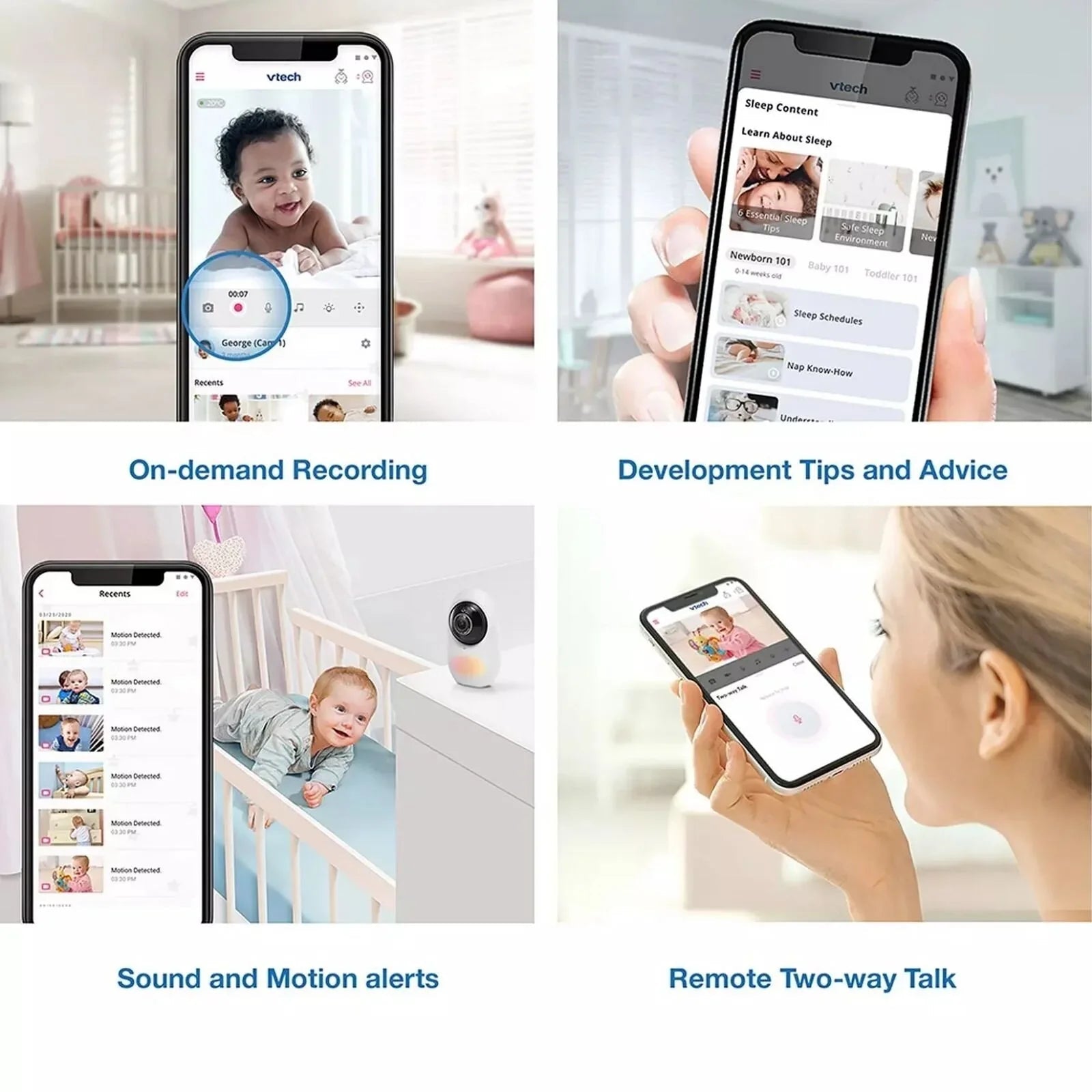 VTech RM2751 2.8" Smart Wi - Fi Baby Monitor - mezetto ebebek ebebek