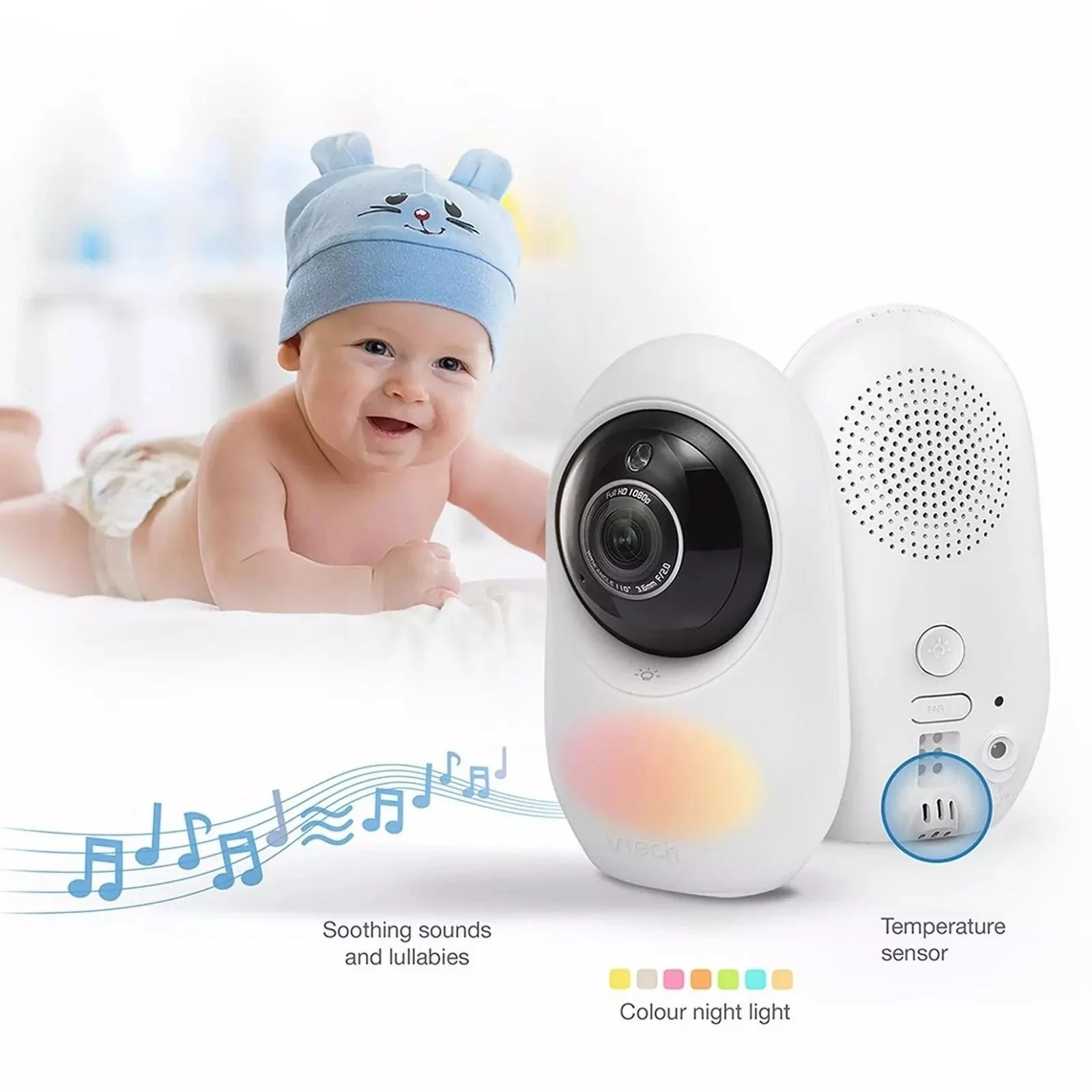 VTech RM2751 2.8" Smart Wi - Fi Baby Monitor - mezetto ebebek ebebek