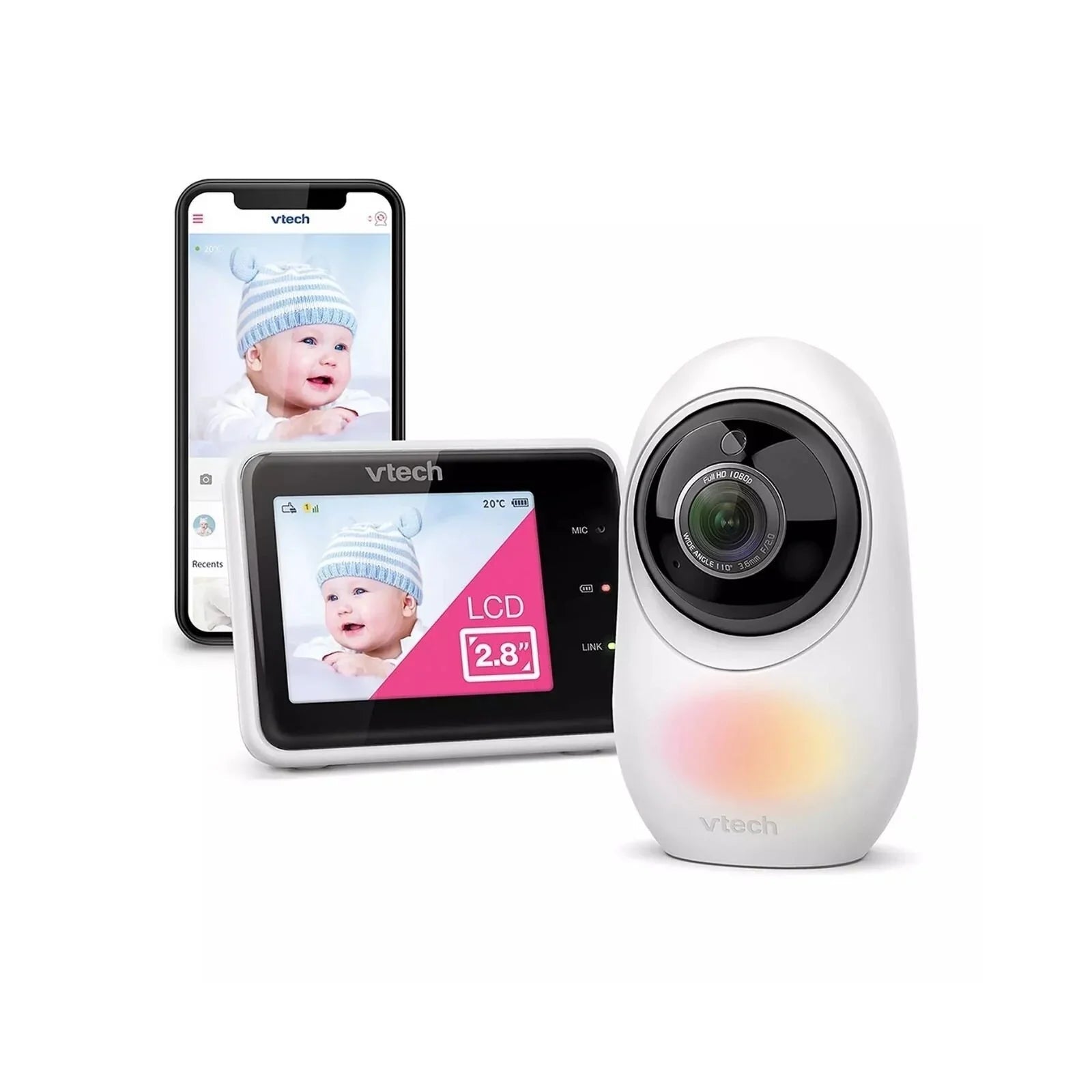 VTech RM2751 2.8" Smart Wi - Fi Baby Monitor - mezetto ebebek ebebek