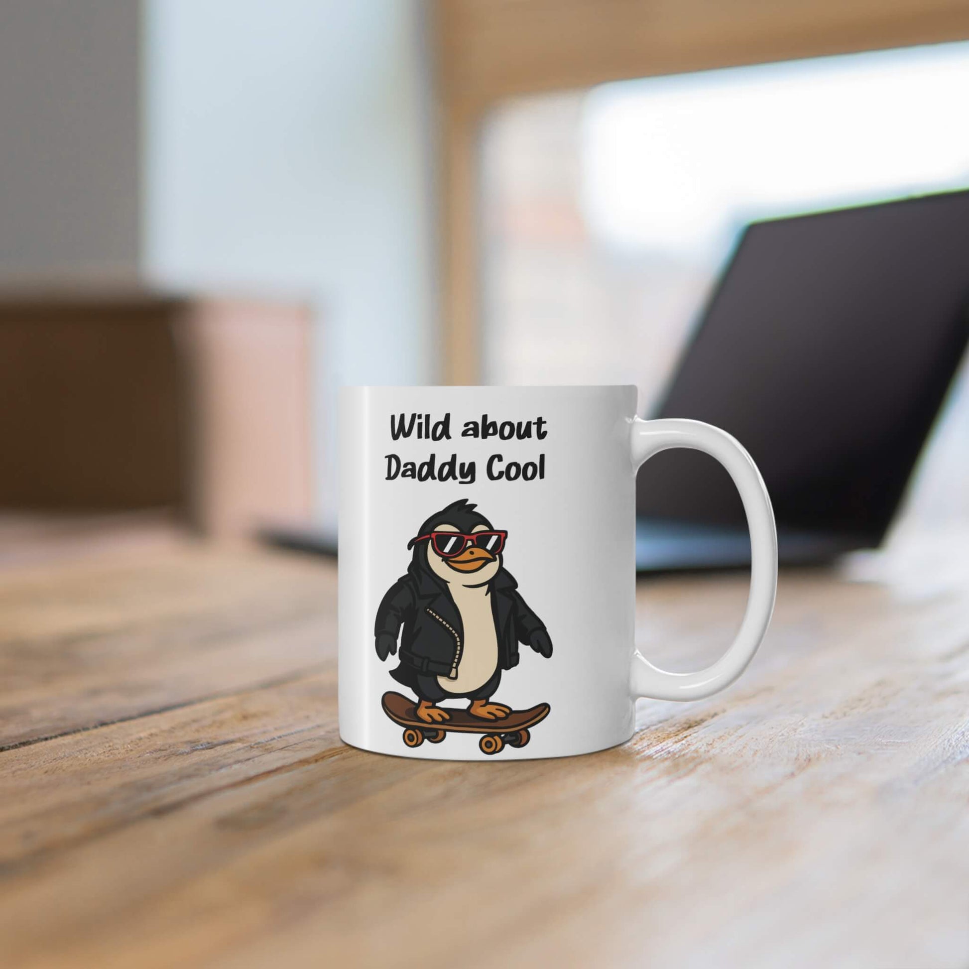 Wild About Daddy Cool – Funny Penguin Mug - mezetto KEOLIX KEOLIX