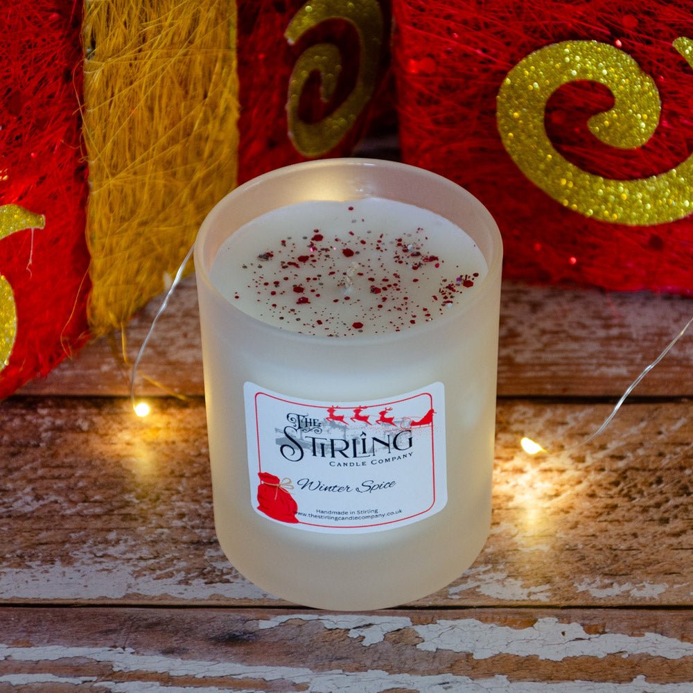 Winter Spice - Medium Candle - mezetto Shopify Collective The Stirling Candle Company