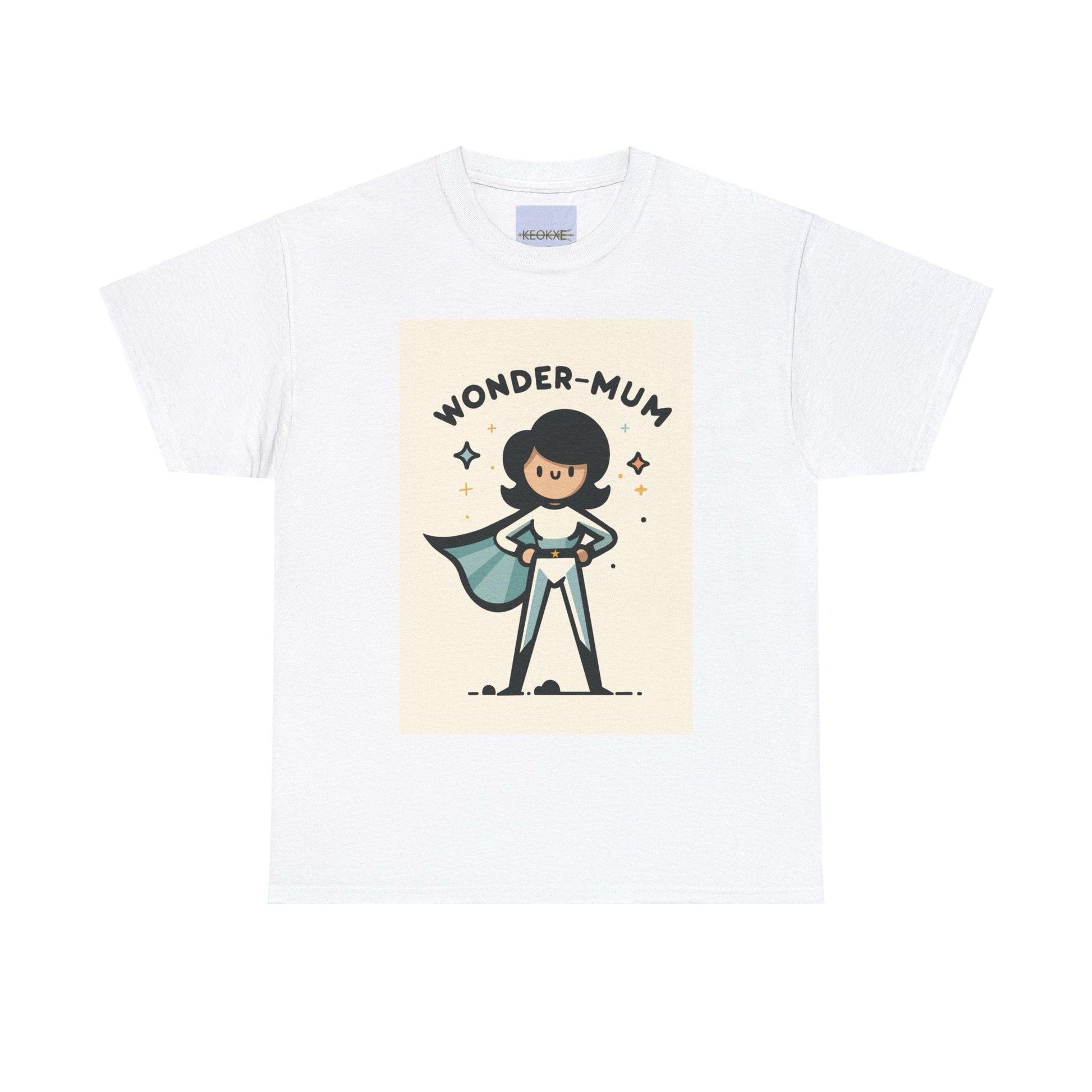 Wonder Mom T-Shirt | Superhero Mother Graphic Tee - mezetto KEOLIX KEOLIX