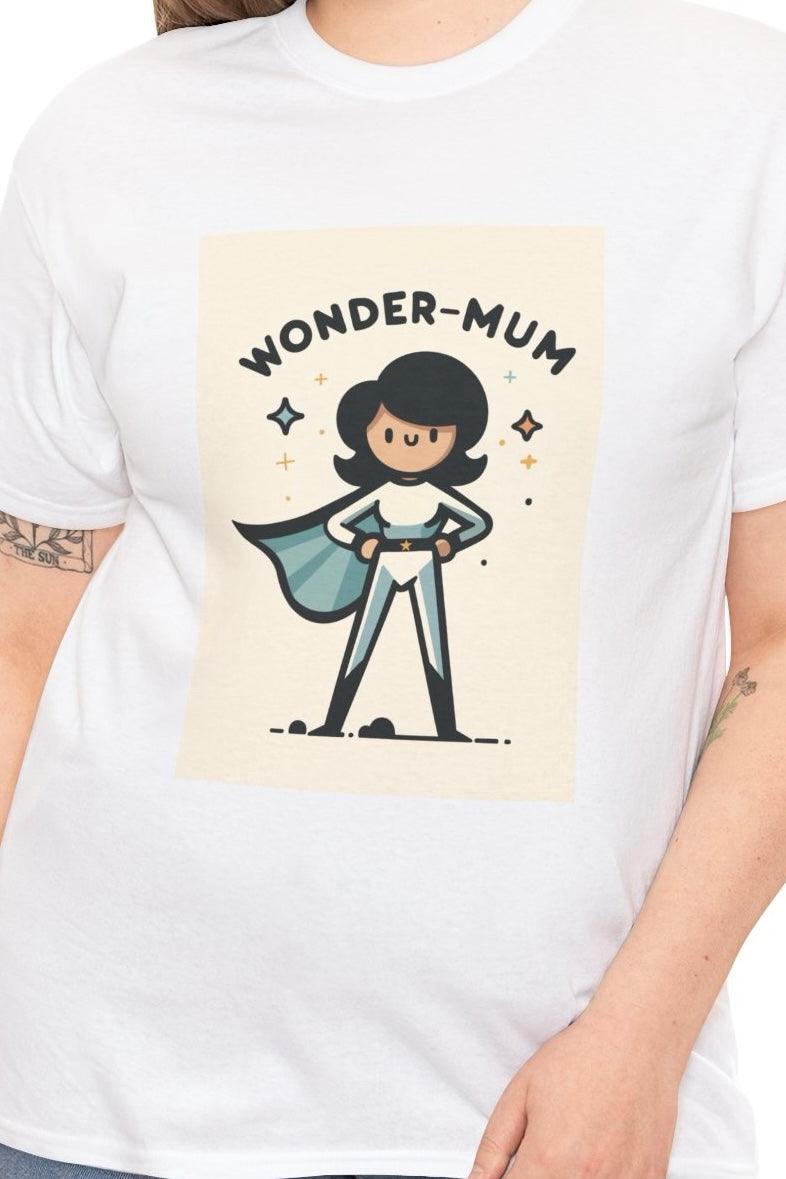 Wonder Mom T-Shirt | Superhero Mother Graphic Tee - mezetto KEOLIX KEOLIX