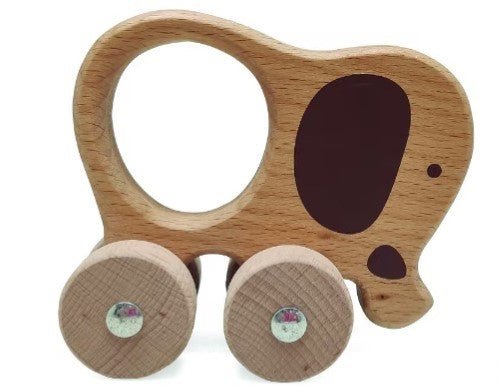 Wooden Animals on Wheels - mezetto Baby&More Baby&More