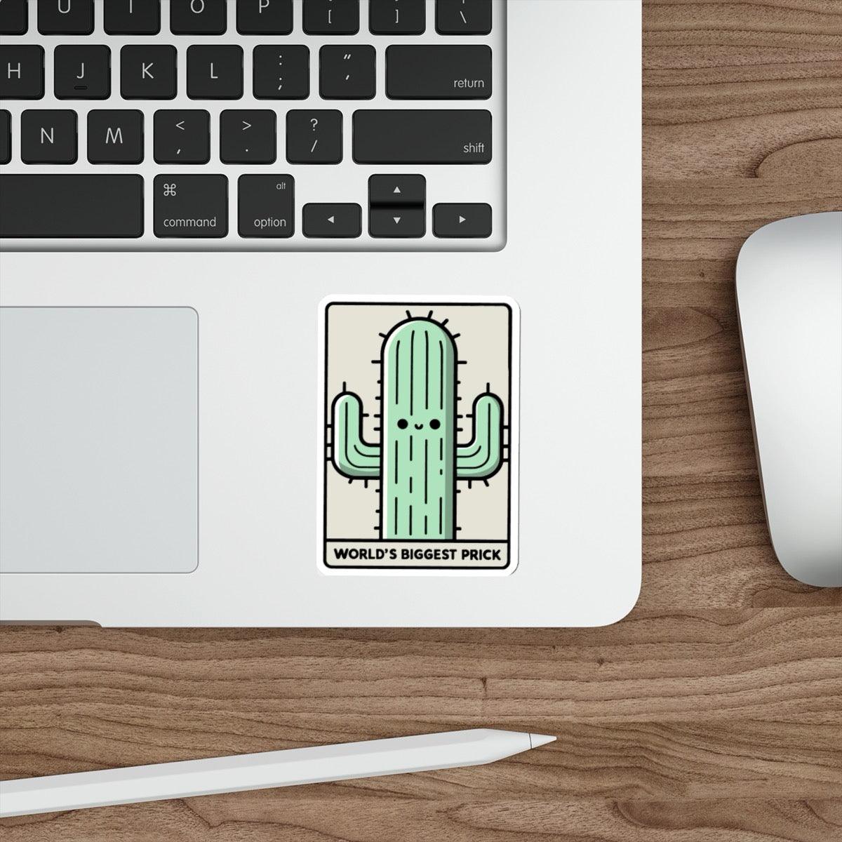 World's Biggest Prick Sticker – Funny Cactus Vinyl Decal - mezetto KEOLIX KEOLIX