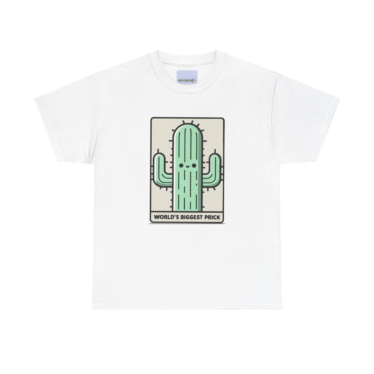 World’s Biggest Prick T-Shirt | Funny Cactus Cartoon Tee - mezetto KEOLIX KEOLIX