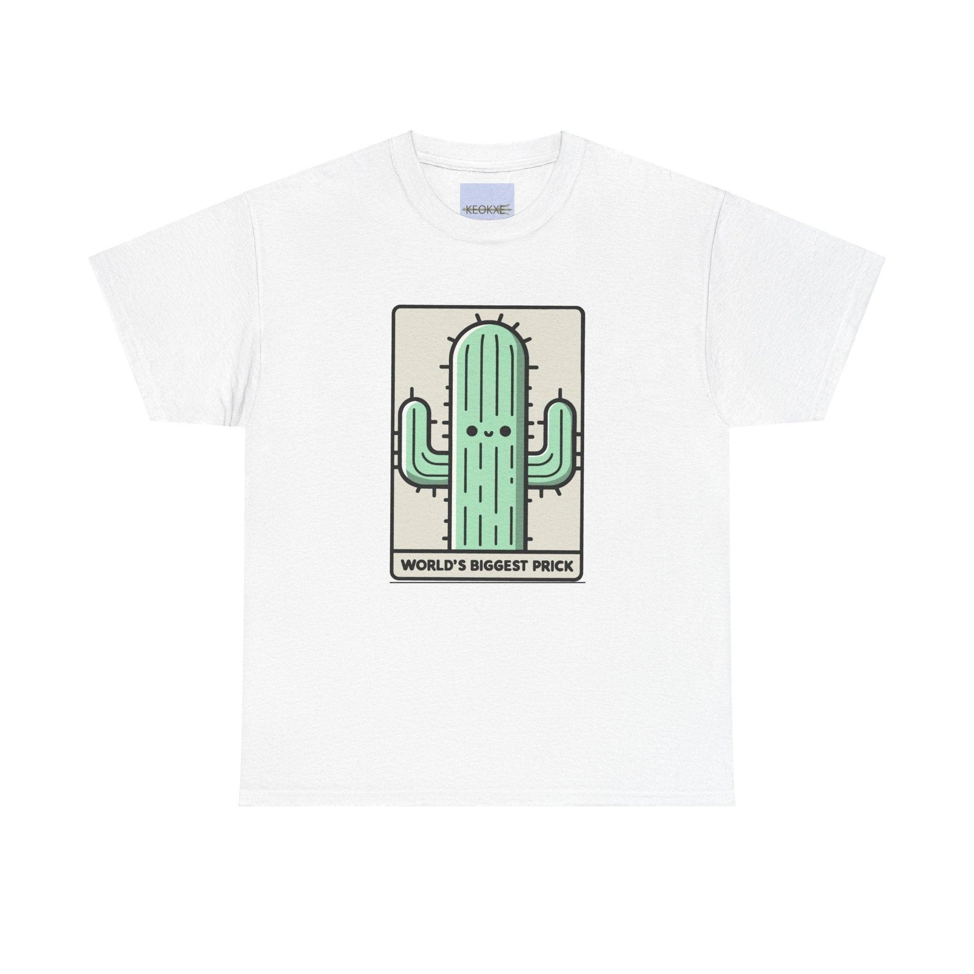 World’s Biggest Prick T-Shirt | Funny Cactus Cartoon Tee - mezetto KEOLIX KEOLIX