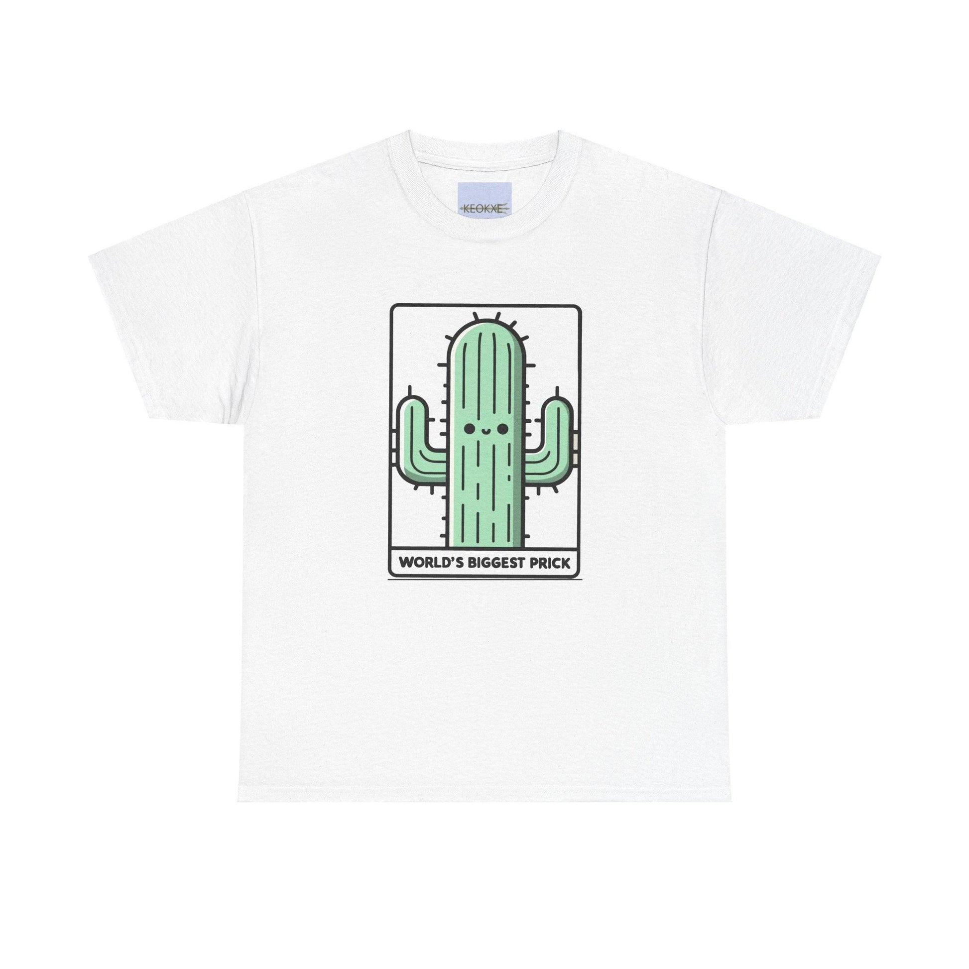 World’s Biggest Prick T-Shirt | Funny Cactus Cartoon Tee - mezetto KEOLIX KEOLIX