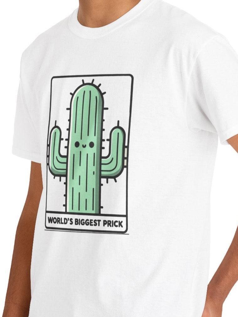 World’s Biggest Prick T-Shirt | Funny Cactus Cartoon Tee - mezetto KEOLIX KEOLIX