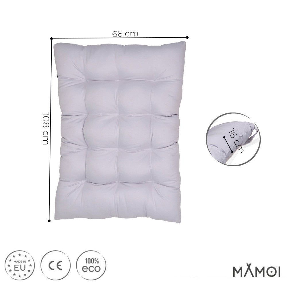 MAMOI® Toddler climbing frame indoor with cushion, Cushion for indoor climbing frame for toddlers, Baby kids climbing dome, Wooden climbing triangle for children from 1/2/3 years-4