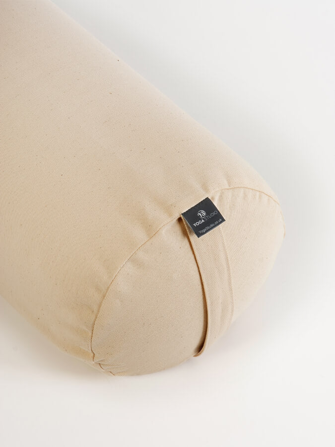 Yoga Studio Organic Cotton Buckwheat Lotus Meditation Bolster Cushion