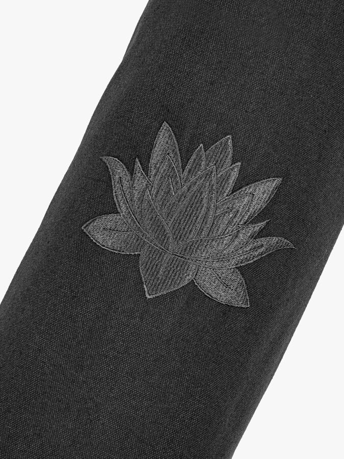 Yoga Studio GOTS Organic Cotton Lotus Yoga Mat Bag - mezetto Shopify Collective Yoga Studio Store