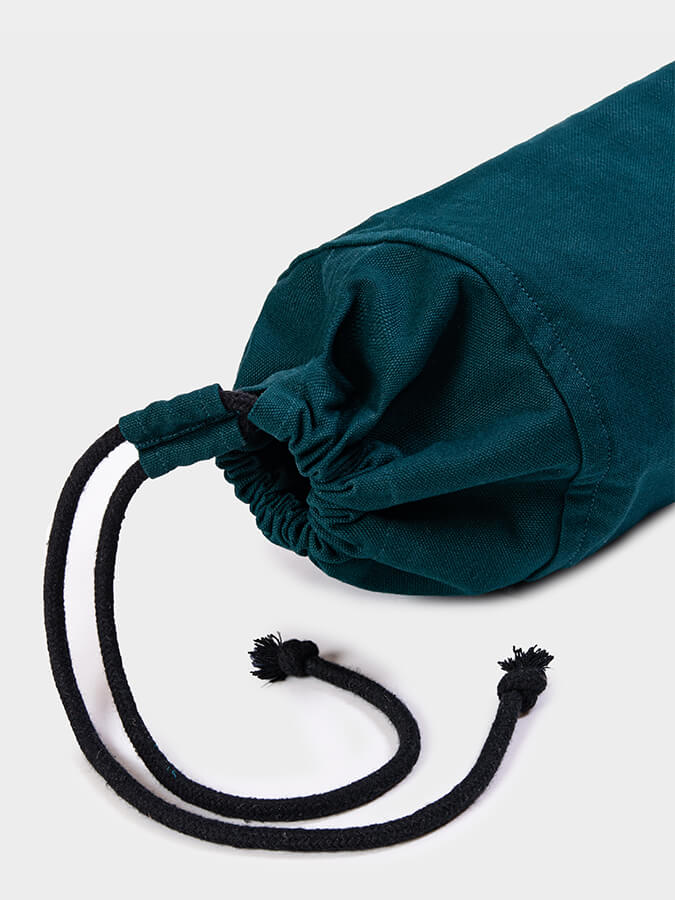 Yoga Studio GOTS Organic Cotton Lotus Yoga Mat Bag - mezetto Shopify Collective Yoga Studio Store