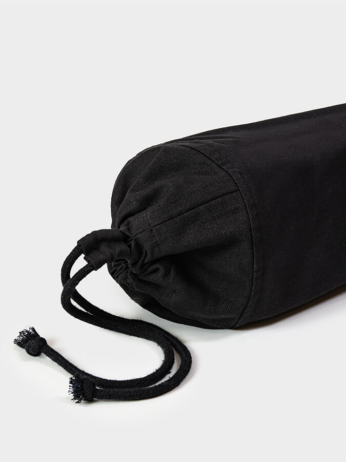 Yoga Studio GOTS Organic Cotton Lotus Yoga Mat Bag - mezetto Shopify Collective Yoga Studio Store