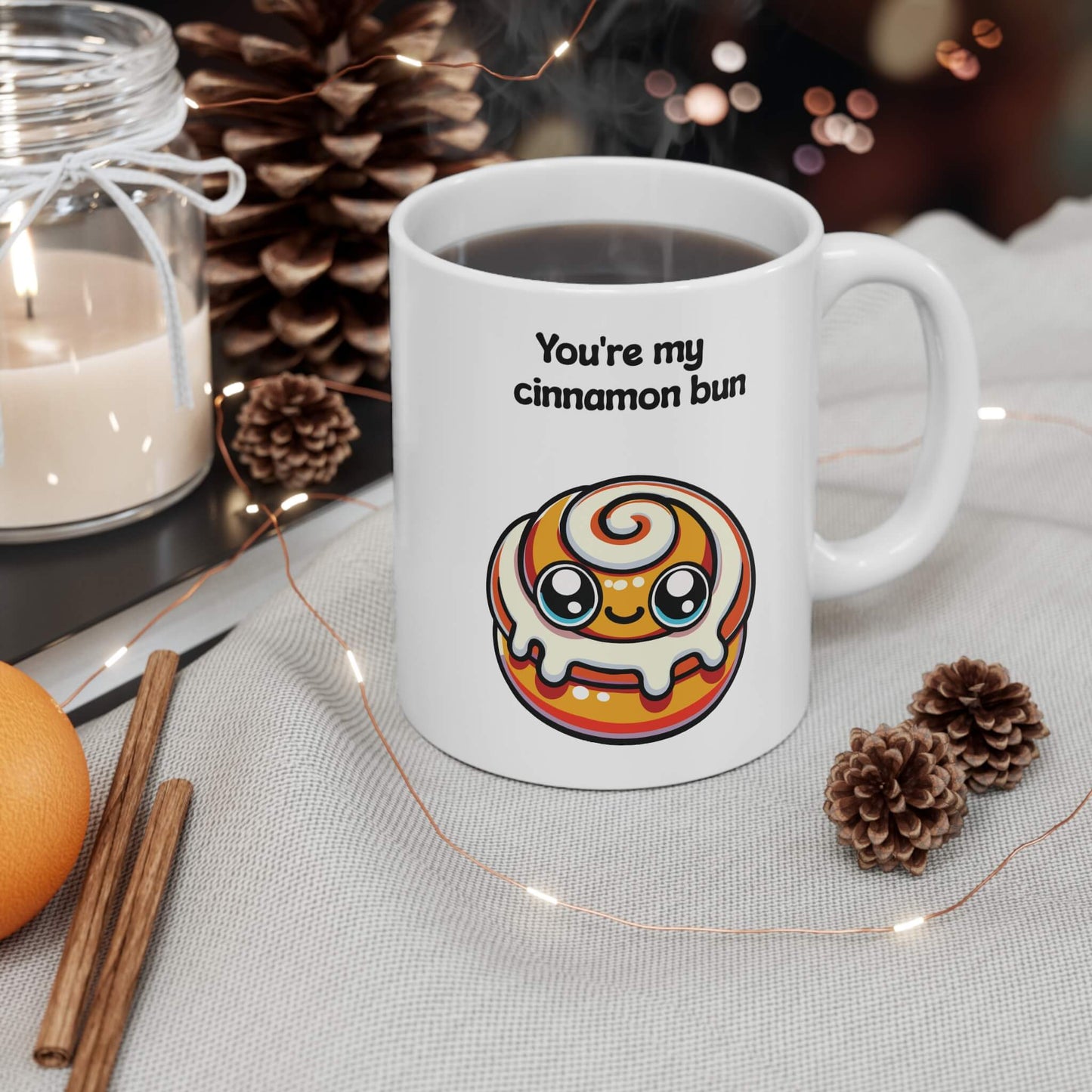 You’re My Cinnamon Bun Mug – Cute Kawaii Cup - mezetto KEOLIX KEOLIX