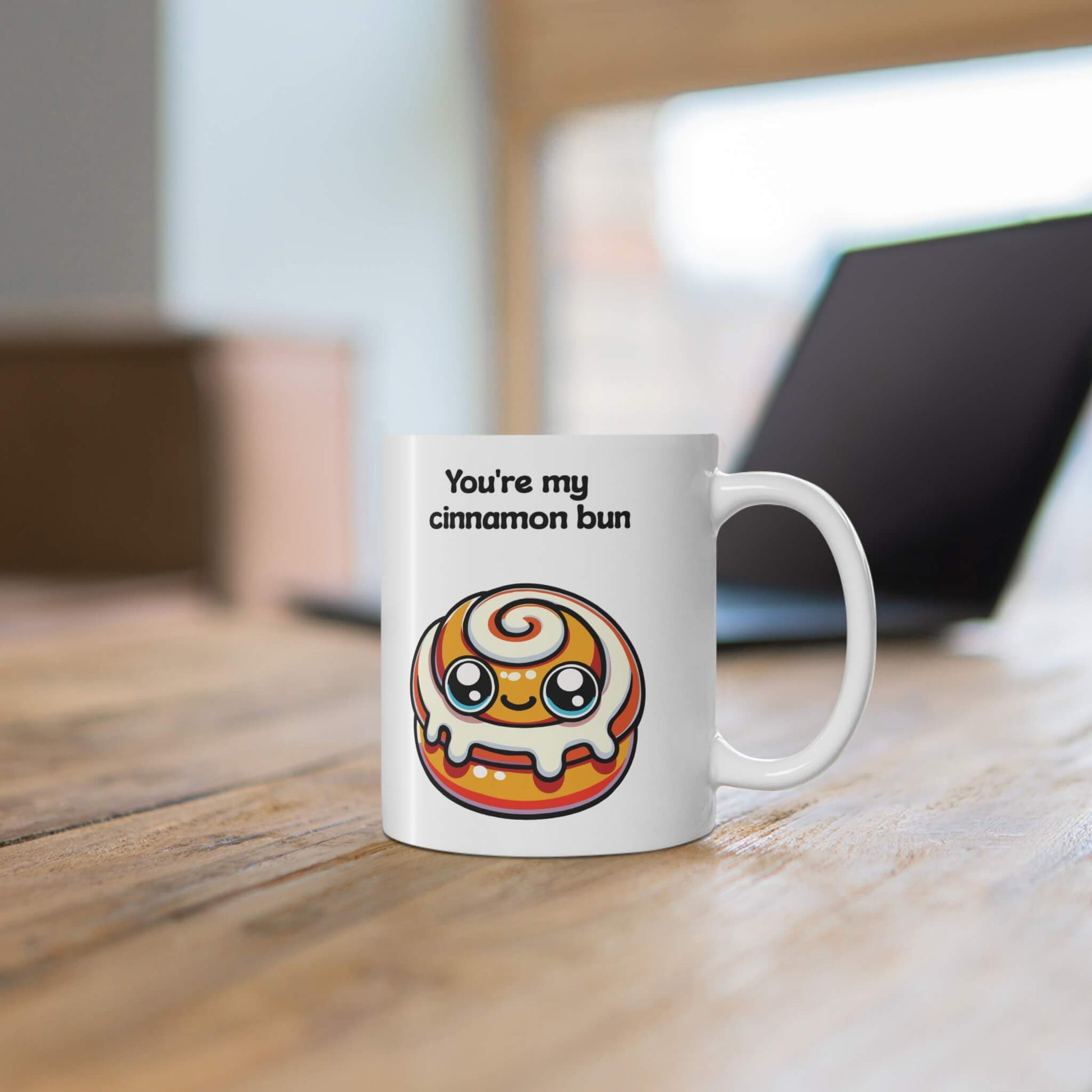 You’re My Cinnamon Bun Mug – Cute Kawaii Cup - mezetto KEOLIX KEOLIX