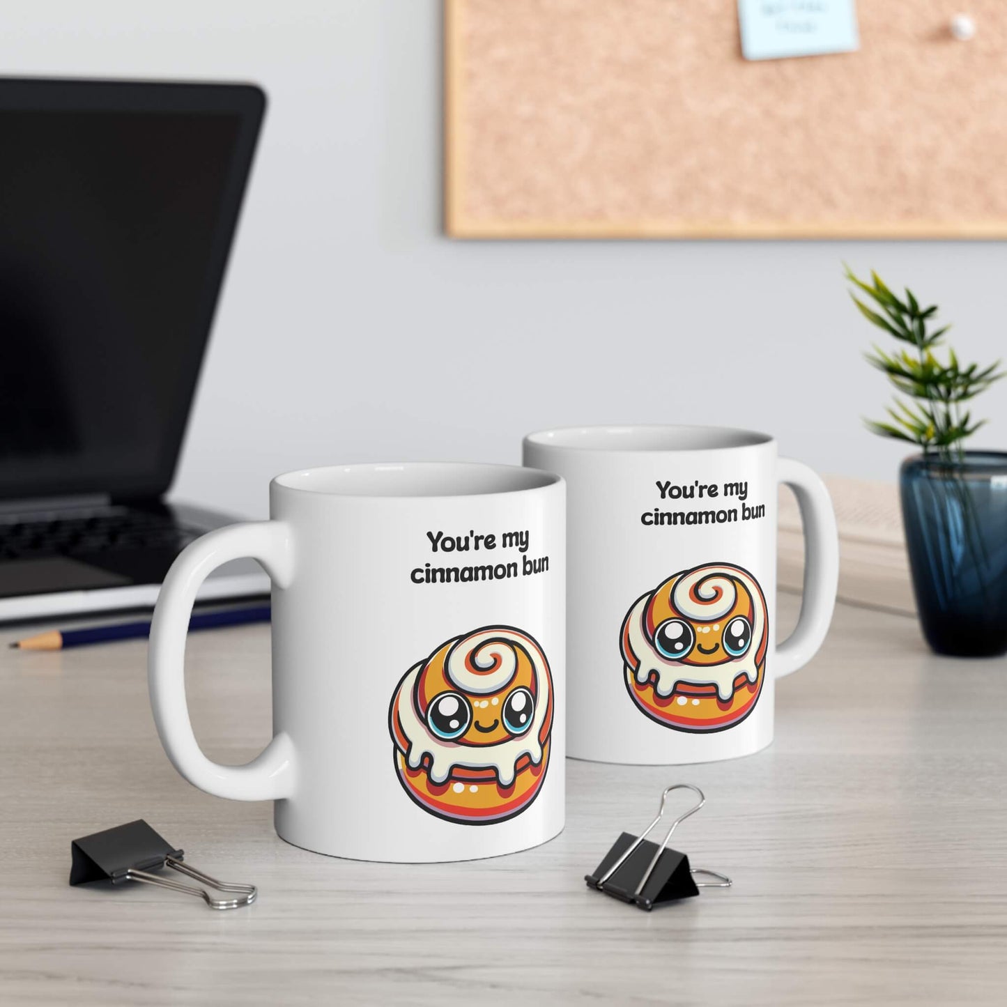 You’re My Cinnamon Bun Mug – Cute Kawaii Cup - mezetto KEOLIX KEOLIX