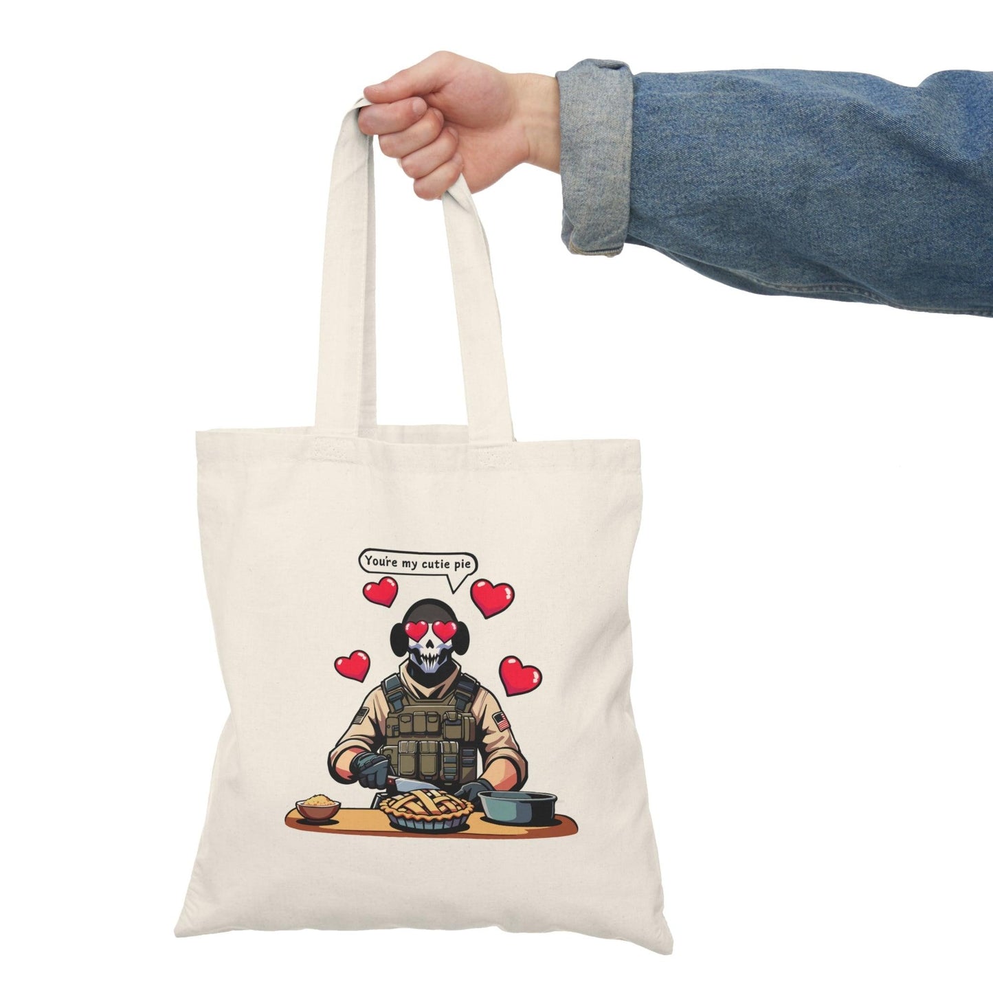 You're My Cutie Pie Ghost Tote Bag - mezetto KEOLIX KEOLIX