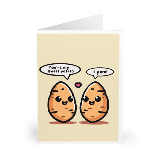 You’re My Sweet Potato – Funny Cute Love Pun Card - mezetto KEOLIX KEOLIX