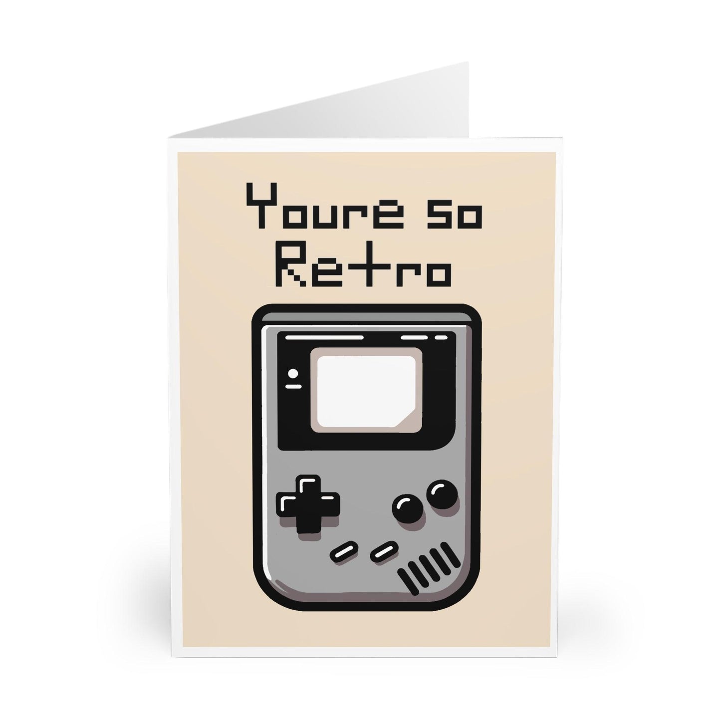 You're So Retro Card – Funny Gameboy Greeting - mezetto KEOLIX KEOLIX